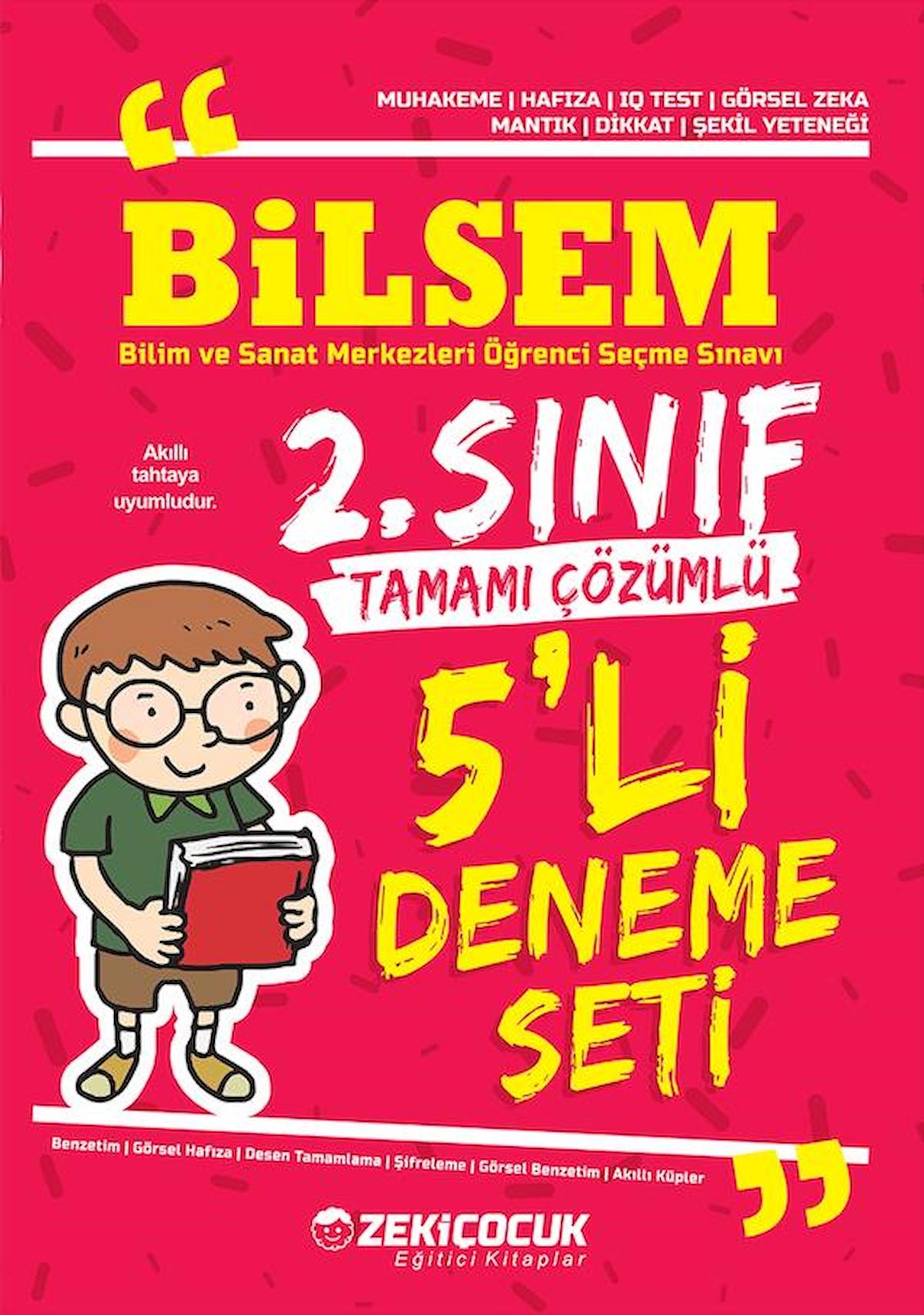 2. Sınıf Bilsem Deneme 5 li Fasikül Tamamı Çözümlü Zeki Çocuk Yayınları