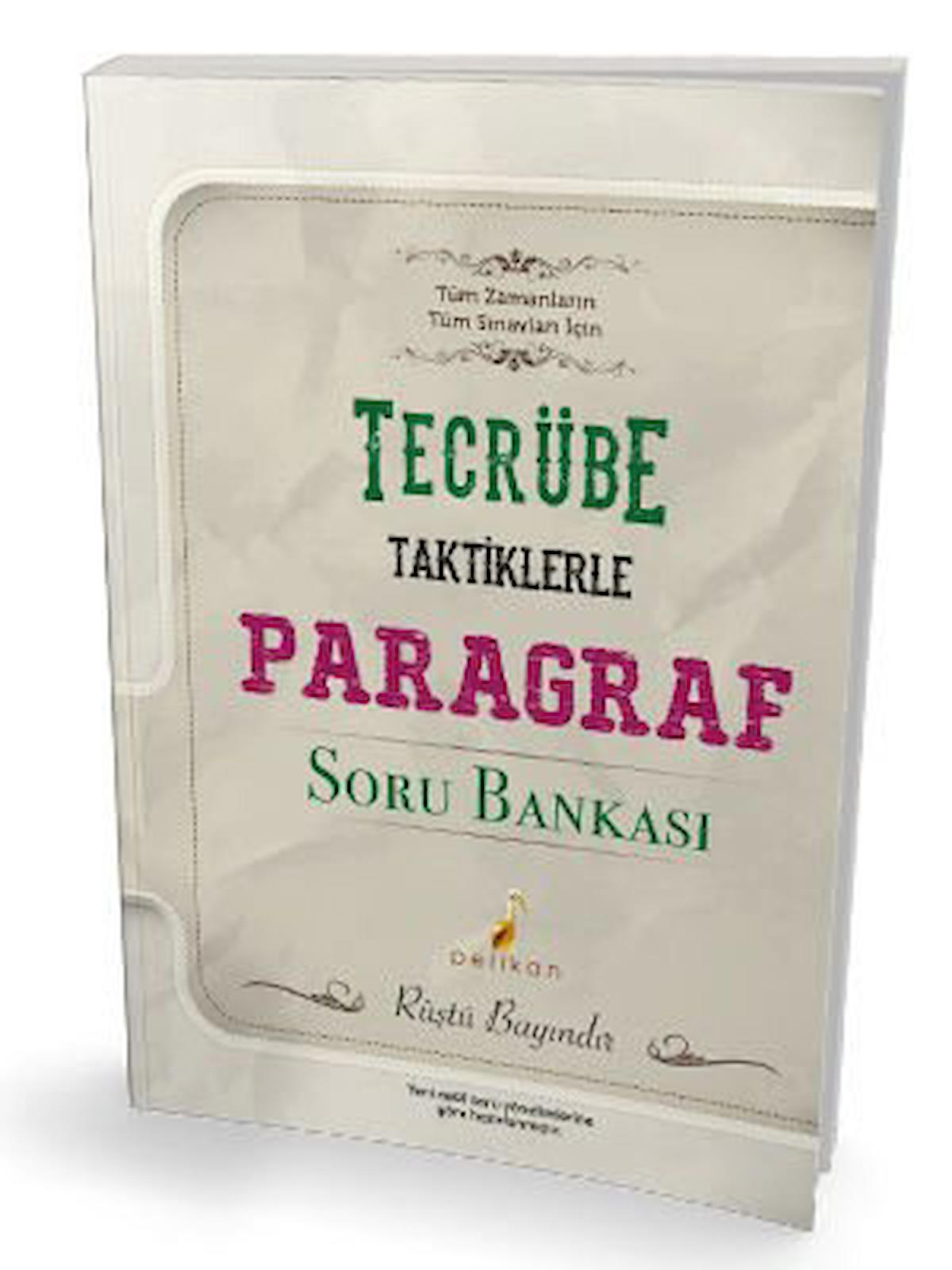 Tecrübe Taktiklerle Paragraf Soru Bankası Tüm Zamanların Tüm Sınavları İçin