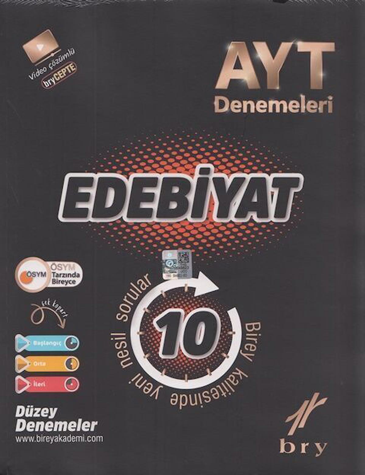 Birey Yayınları AYT Edebiyat 10 Deneme