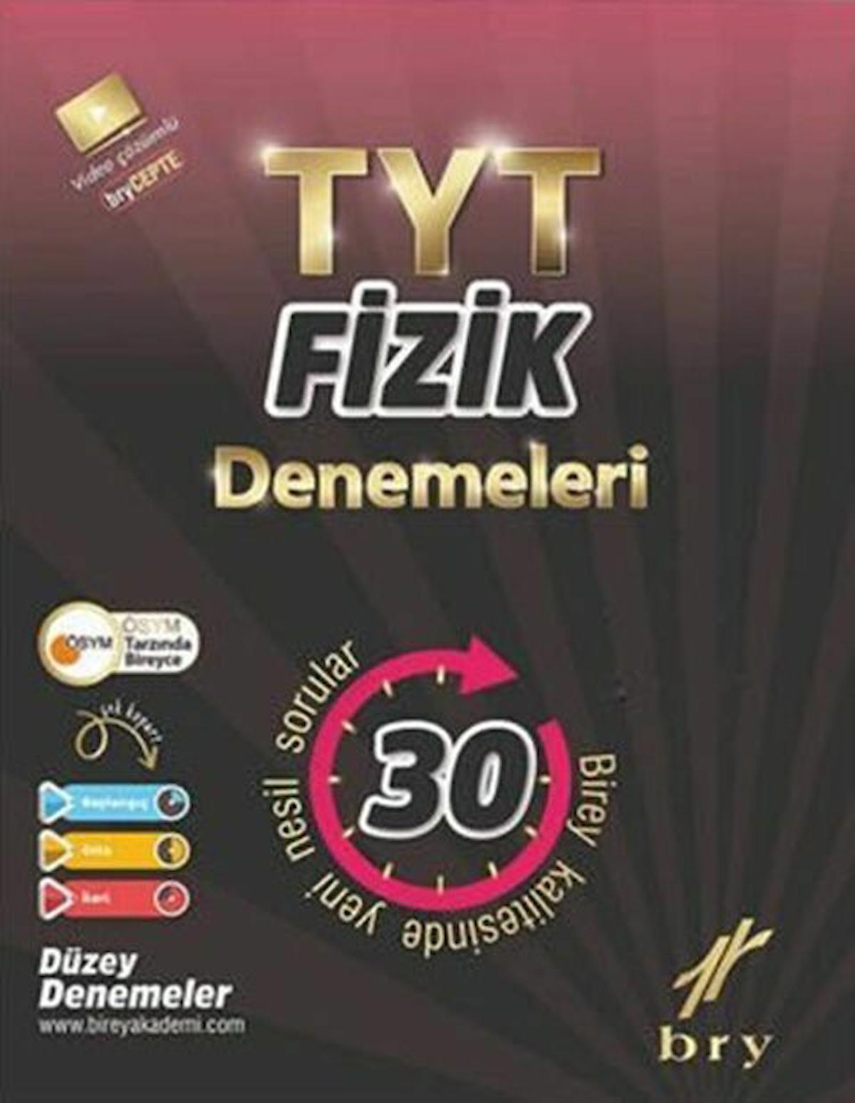 Birey Yayınları TYT Fizik 30 Deneme