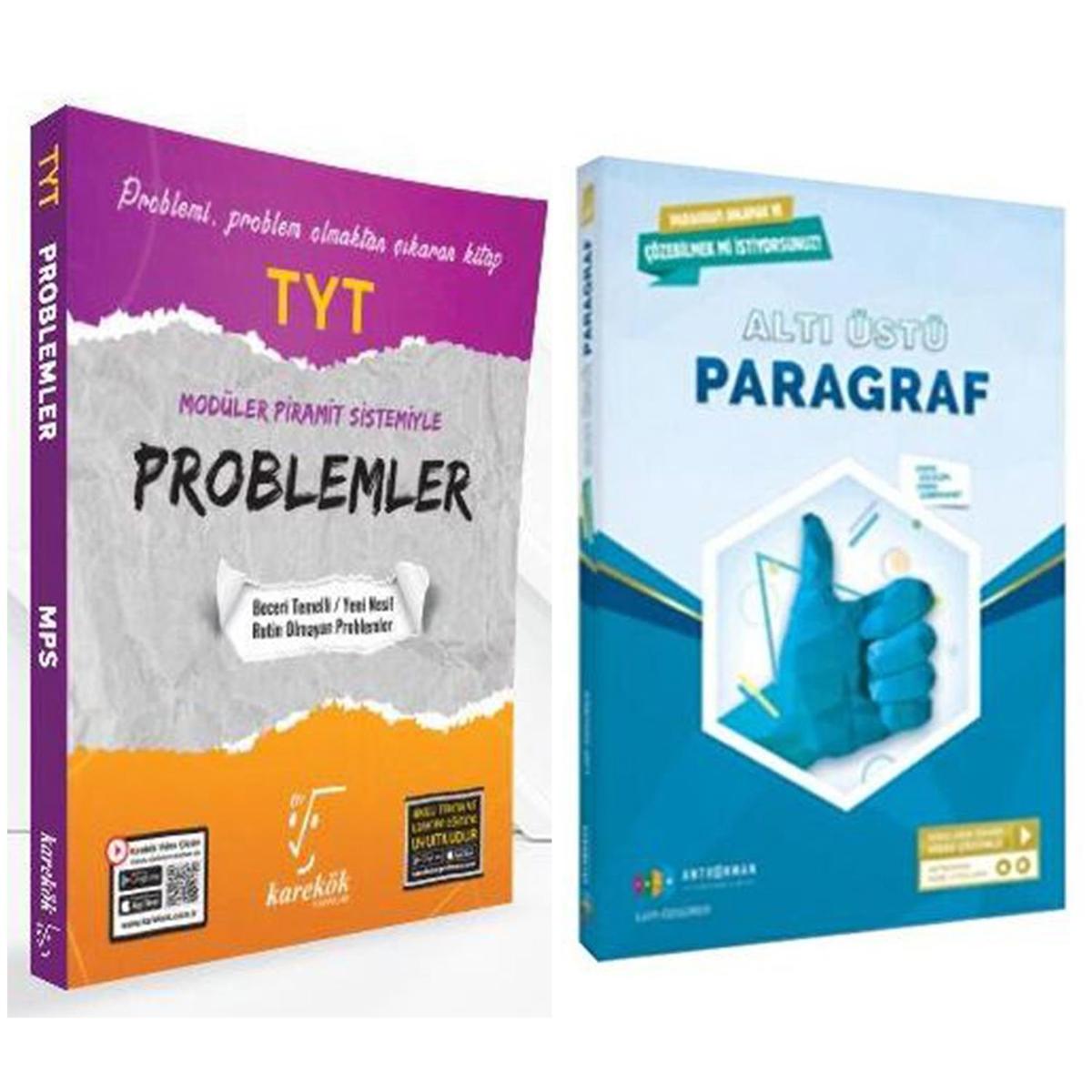 Antrenmanlarla Altı Üstü Paragraf ve Karekök Problemler Soru Bankası 2 Kitap Set