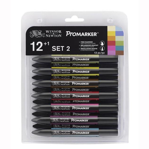 Winsor&Newton Promarker 12+1 Set 2