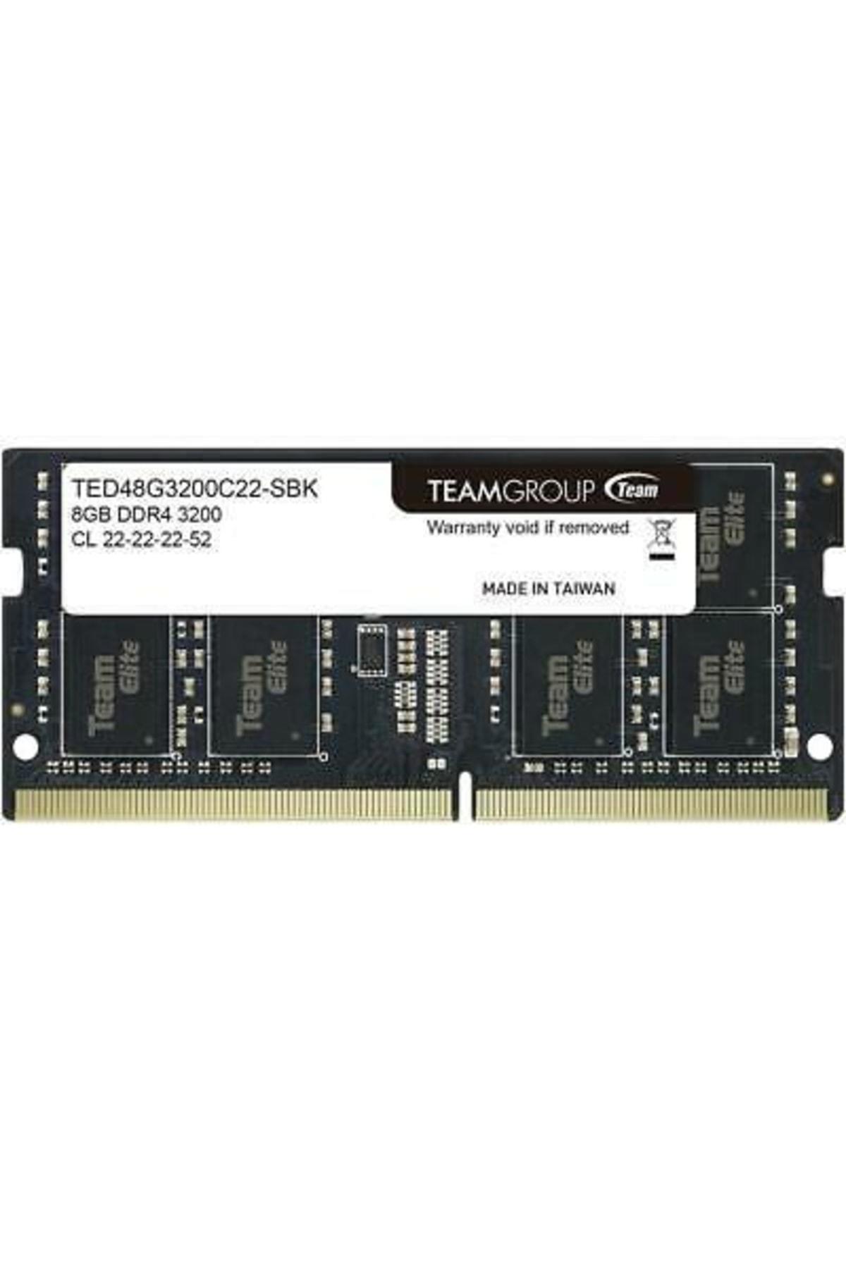 Team Group 8gb Ddr4 3200mhz Sodimm Ted48g3200c22-s01 Notebook Ram