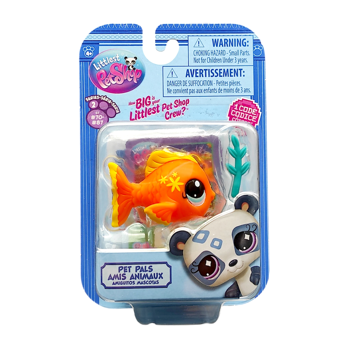 Hasbro Littlest Pet Shop Tekli Figür 00522 G7#72 TURUNCU BALIK