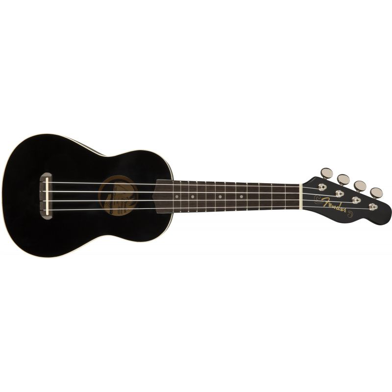 Fender Venice Soprano Uke WN BLK