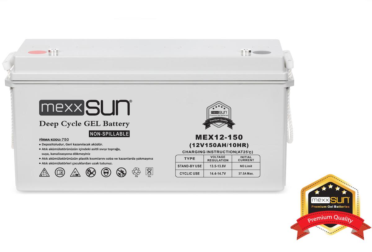 Mexxsun Jel akü 12V 150Ah (MEX12-150)