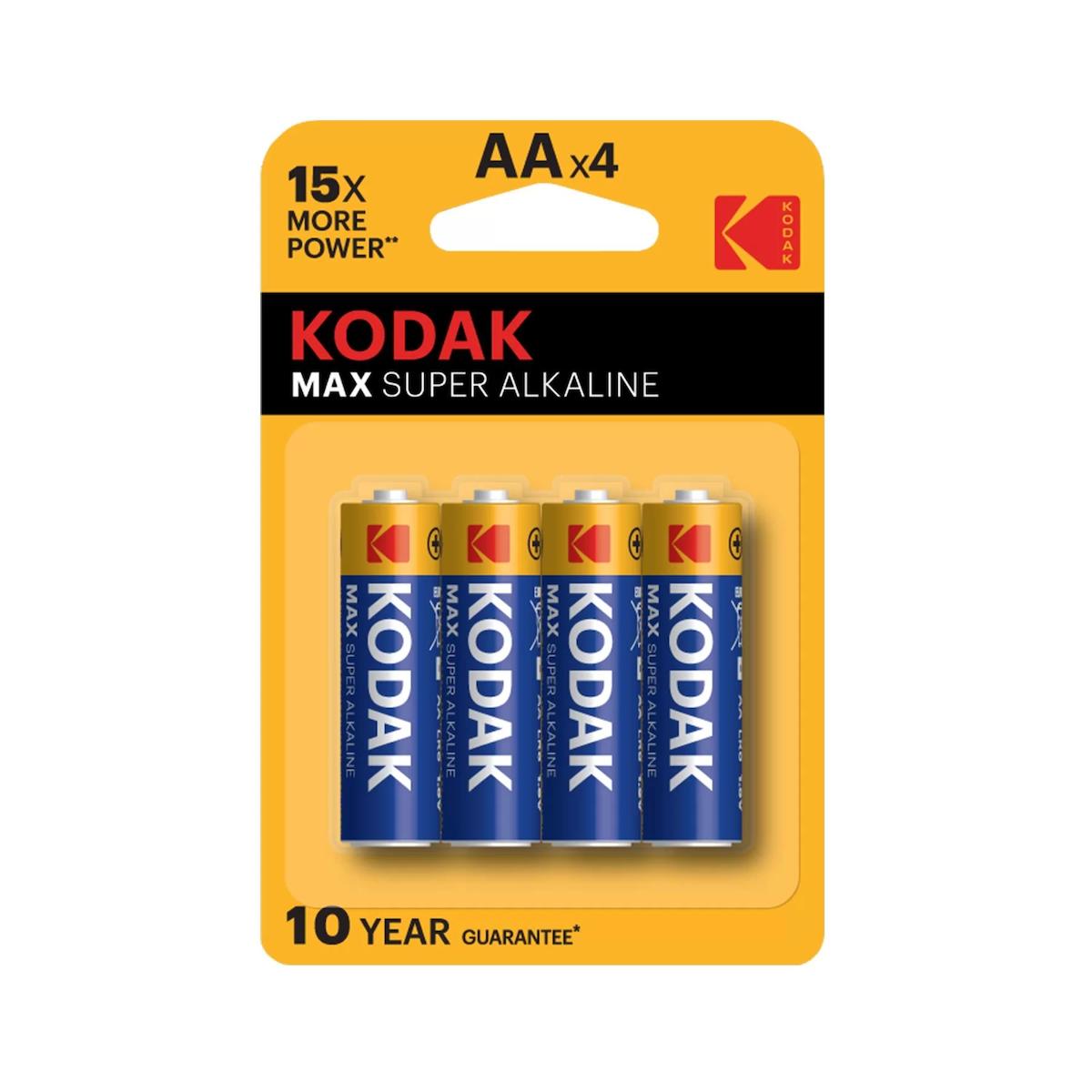 Kodak Max 4 Adet Alkalin Kalem Pil-AA