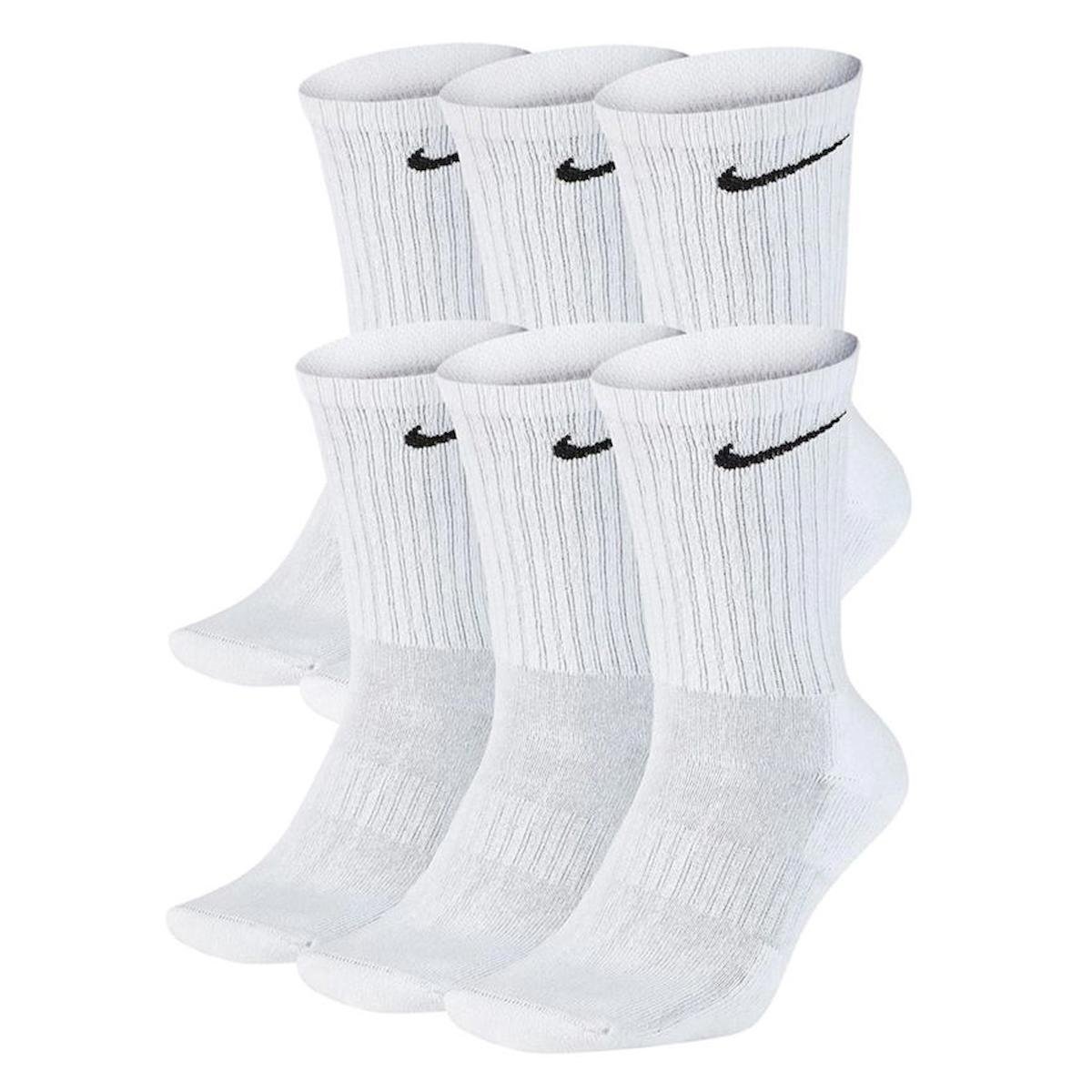 Nike Everyday Cush Crew Siyah 6Li Corap Sx7666-010 Fiyatları