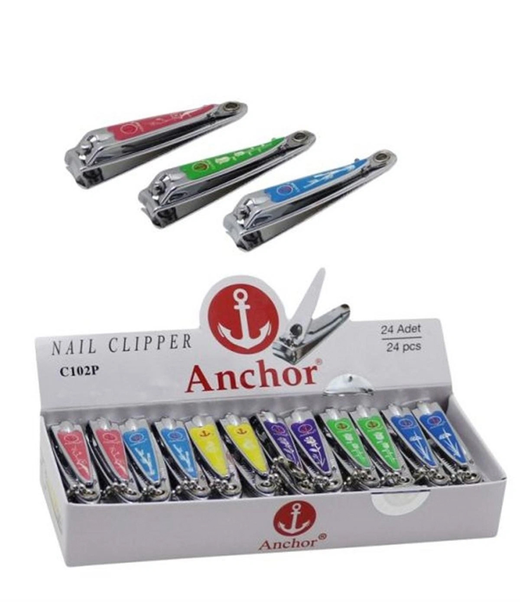 24 ADET-Anchor Küçük Tırnak Makası Renkli 1PK.