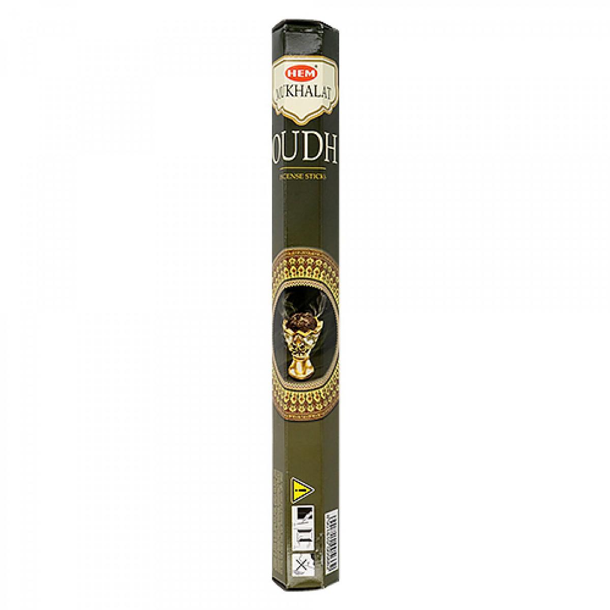 Hem Mukhalat Oudh Incense Sticks - Öd Ağacı Kokulu 20 Çubuk Tütsü