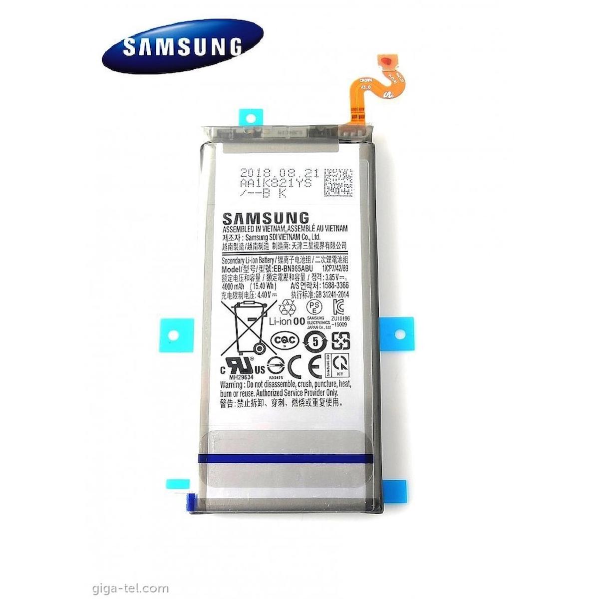 Samsung Note 9 EB-BN965ABU Batarya Pil ve Tamir Seti