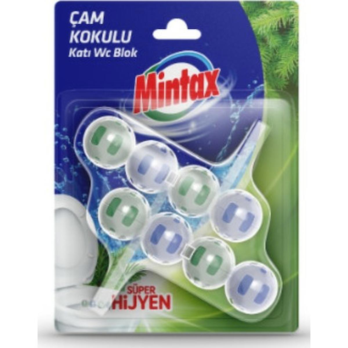 Mintax Çam Kokulu Katı Wc Blok 2x48 gr