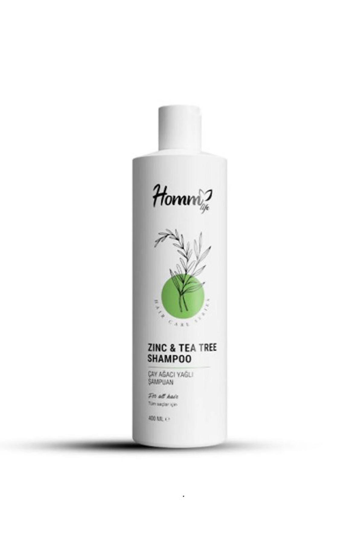 HOMM LİFE ZINC & TEA TREE ŞAMPUAN 400 ML