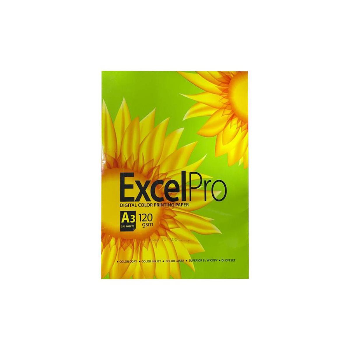 EXCEL PRO A3 FOTOKOPİ KAĞIDI 120gr 250 Lİ 848