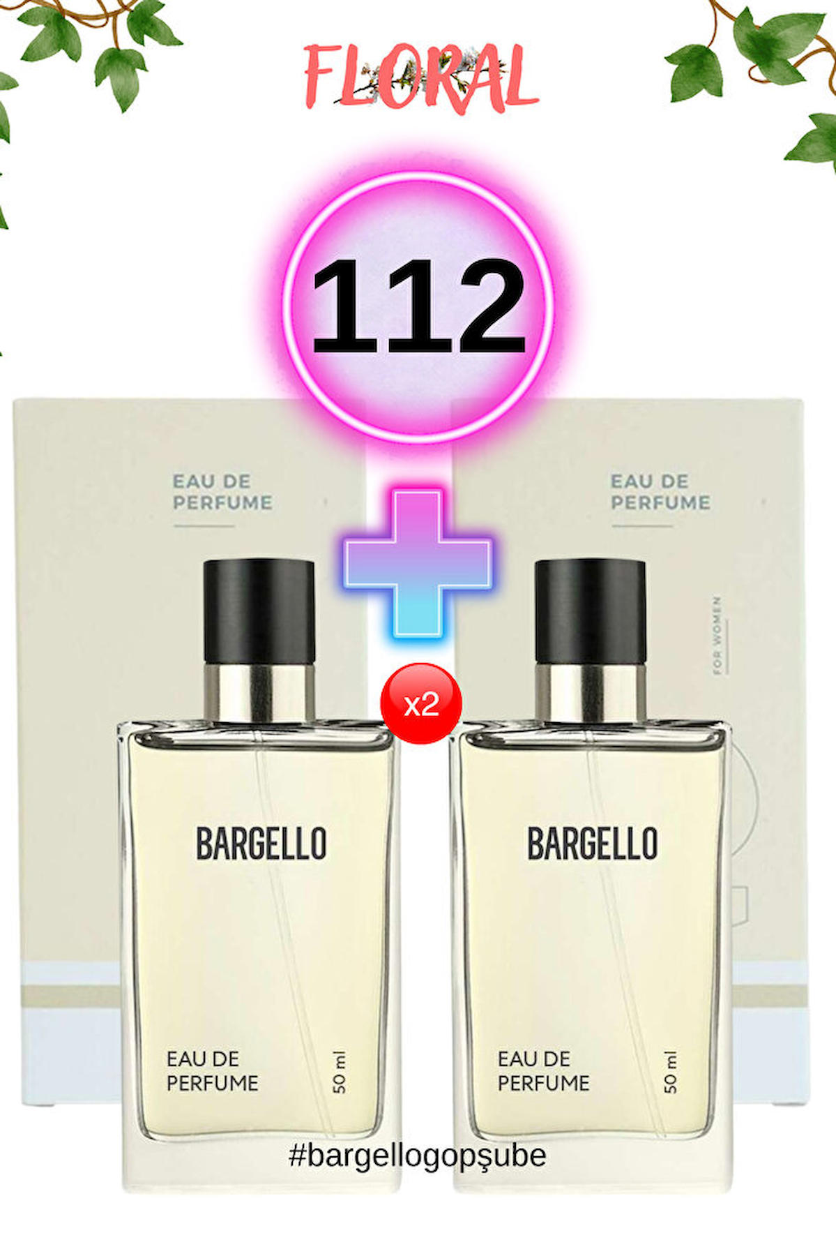 112 Floral Edp 50 ml Kadın Parfüm 2 Adet