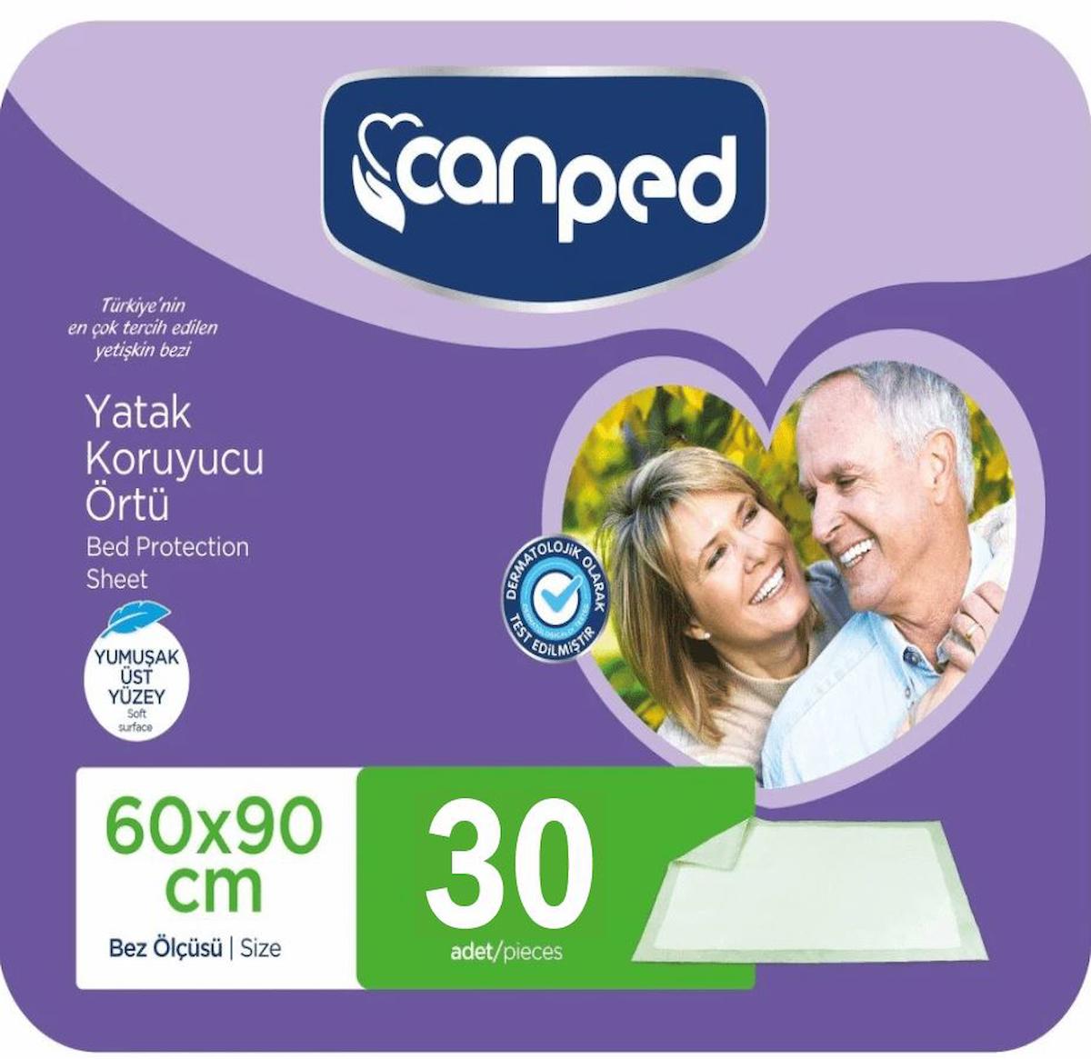 Canped Yatak Koruyucu Örtüsü 60*90cm 30'lu