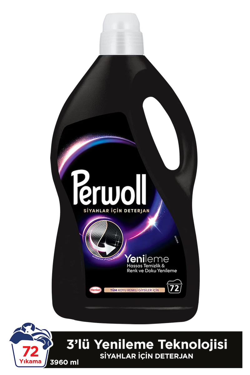 Perwoll Sıvı Çamaşır Deterjanı Siyahlar 4 Litre (66 Yıkama)