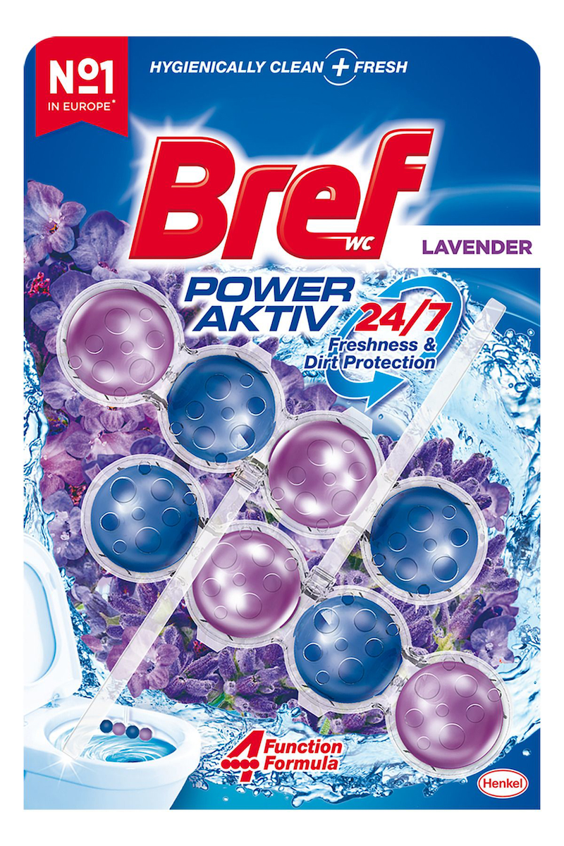 Bref Power Aktiv Katı Klozet Blok Lavanta 2 li