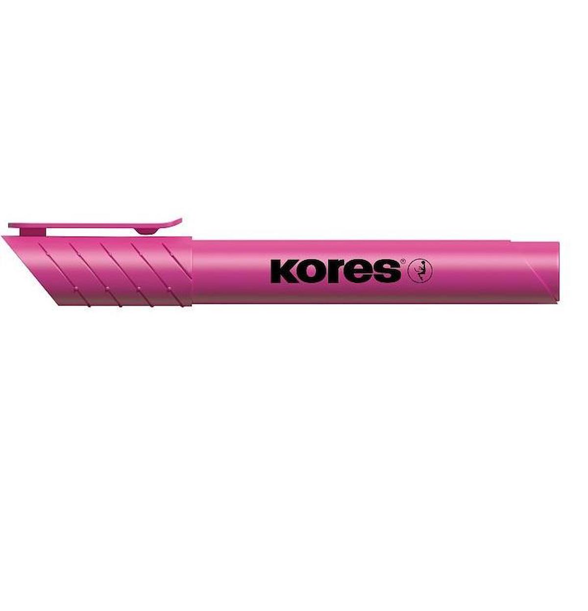 KORES FOSFORLU KALEM HIGH LINER PLUS PEMBE