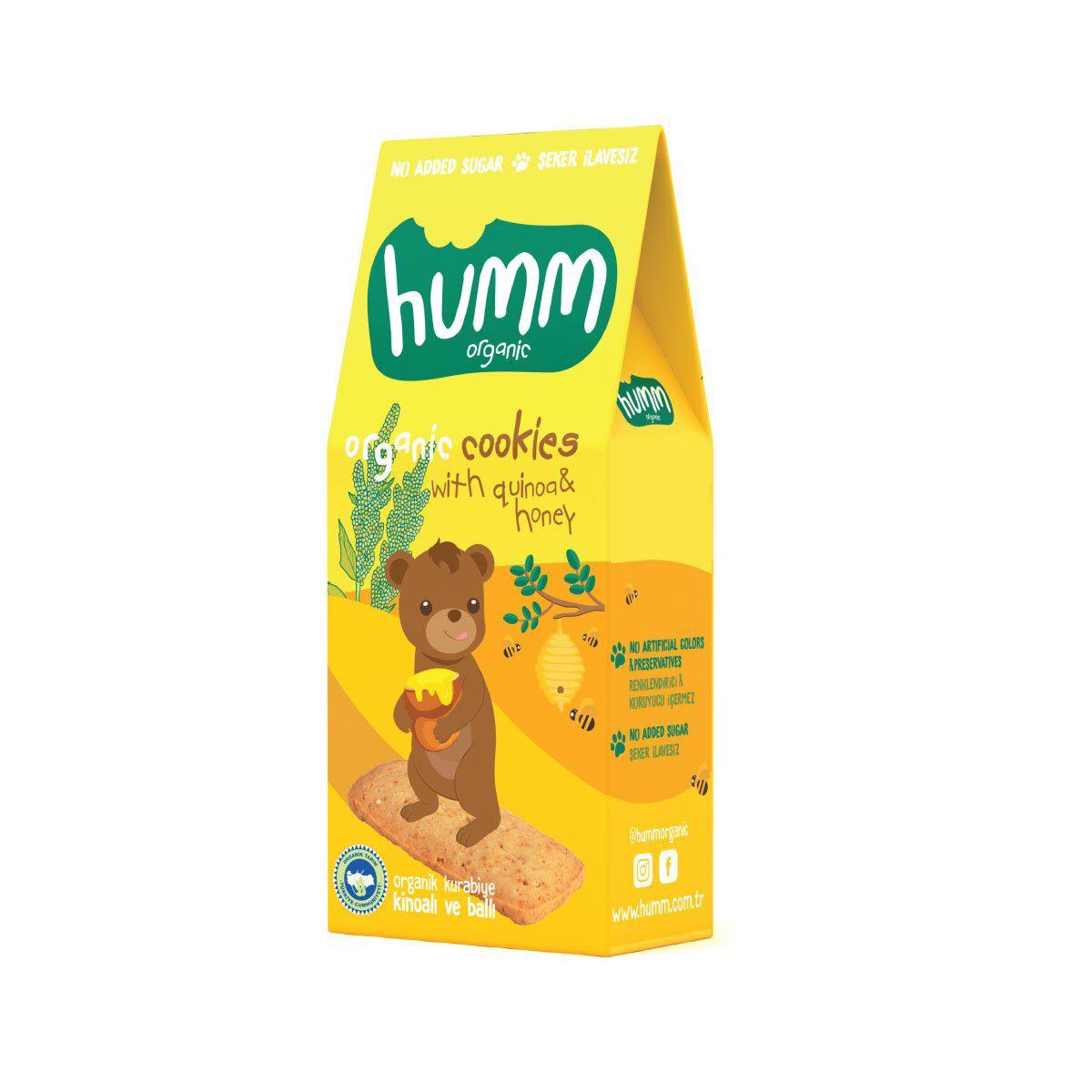 Humm Organik Ballı ve Kinoalı Kurabiye 55 Gr 