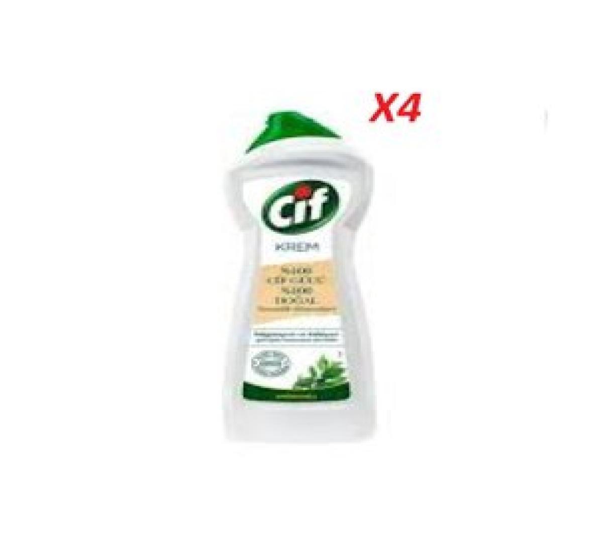 Cif Mutfak ve Banyo Temizleyici Krem 4 x 750 ml