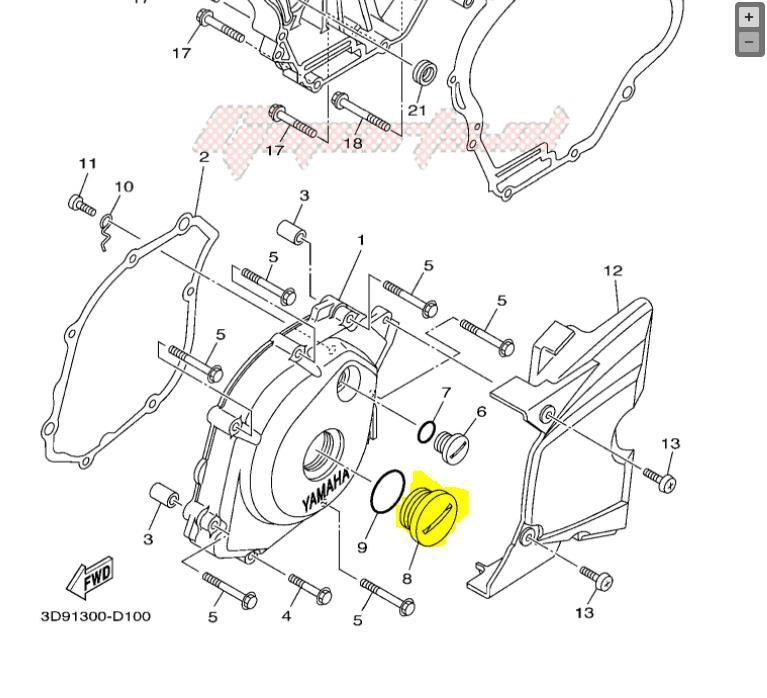 -Yamaha Ybr 125 Tapa