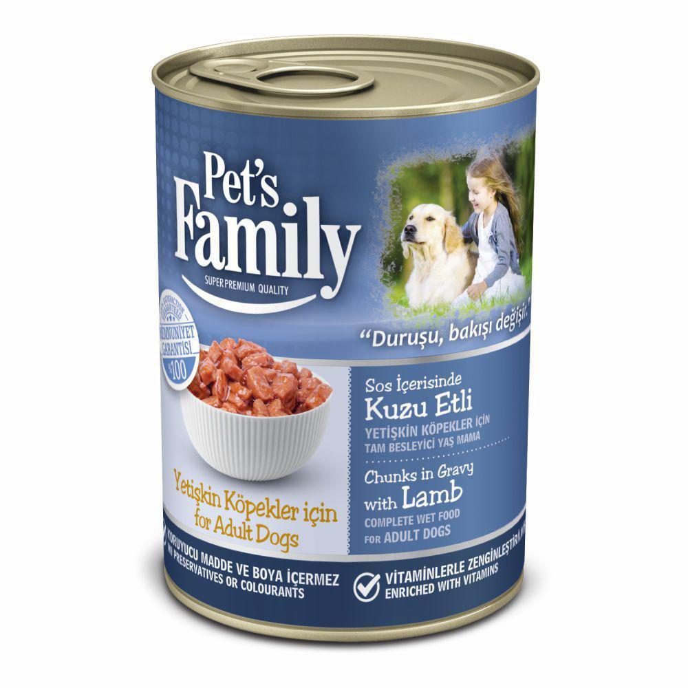 Pets Family Tranier Kuzu Etli Yetişkin Kuru Köpek Maması 400 gr