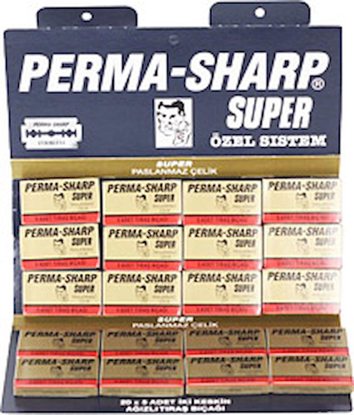 PERMA-SHARP SÜPER TAM JİLET 5 ADET  X 20 ADET (4401)