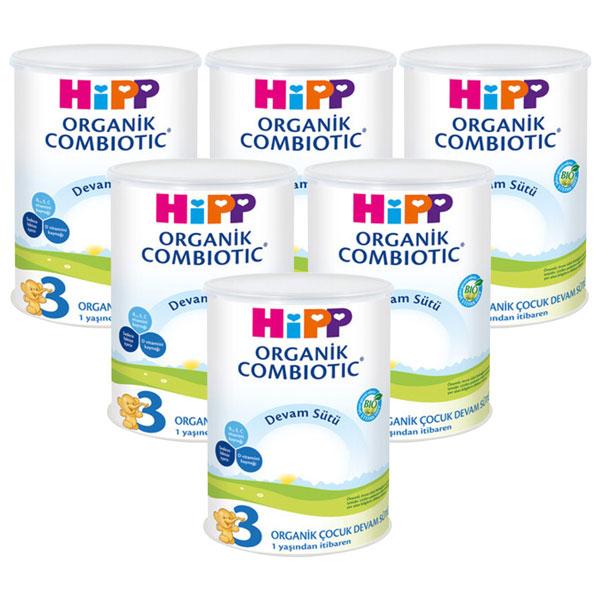 Hipp 3 Organic Combiotic Devam Sütü 350 gr x 6 Adet