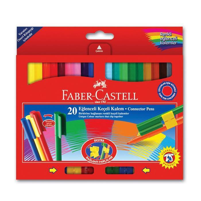 Faber-Castell Eğlenceli Keçeli Kalem 20'li