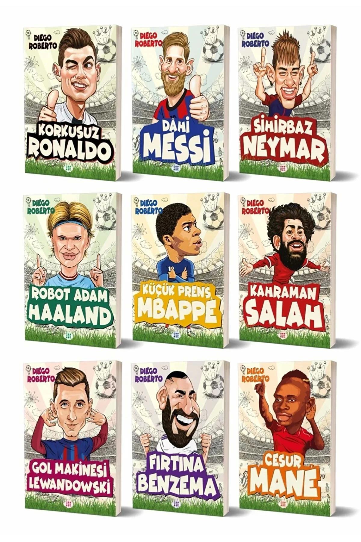 Efsaneler Serisi Ronaldo Messi Neymar Haaland Mbappe Salah lewandowski Nane Benzema