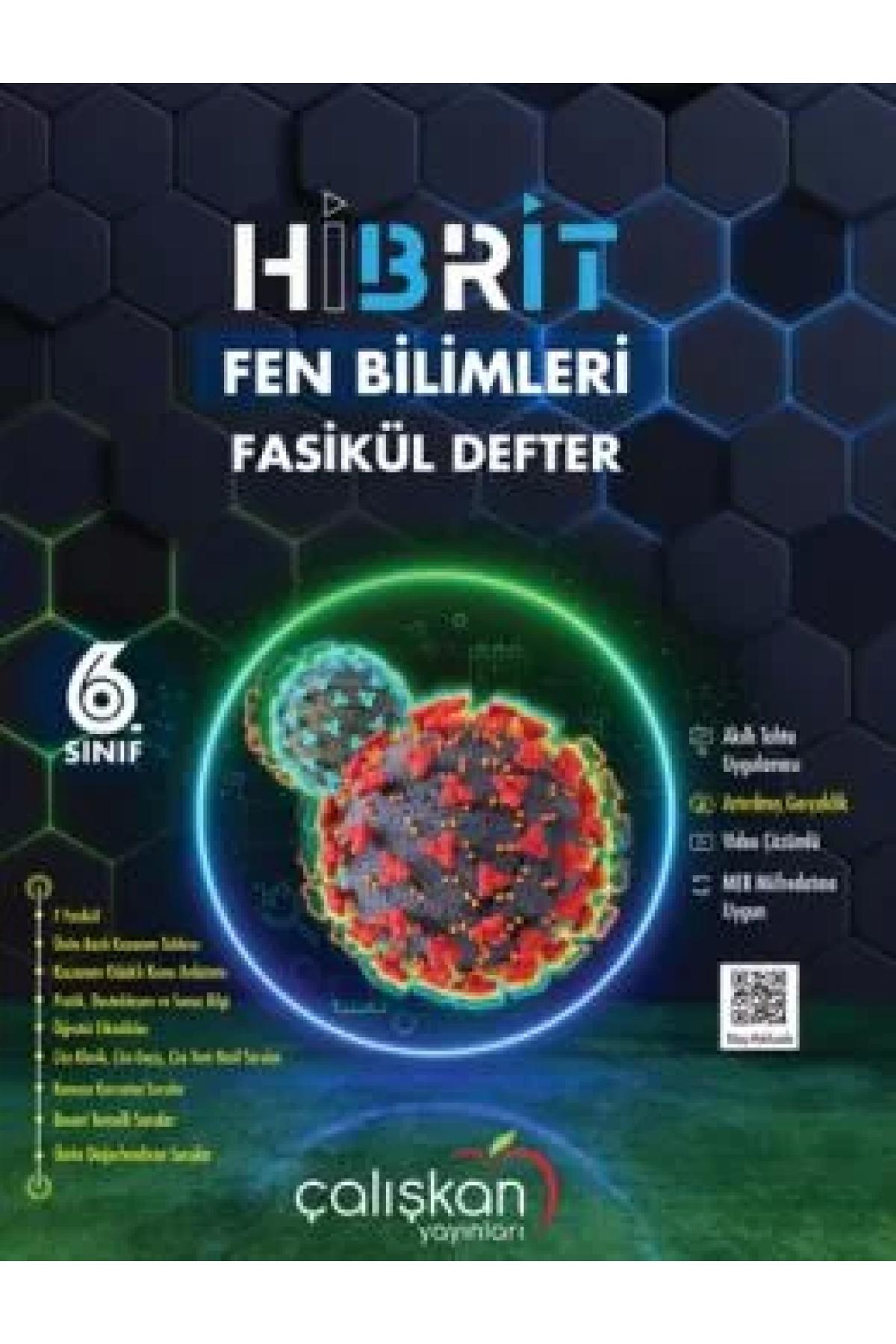 6.Sınıf Hibrit Fasikül Defter / Fen Bilimleri