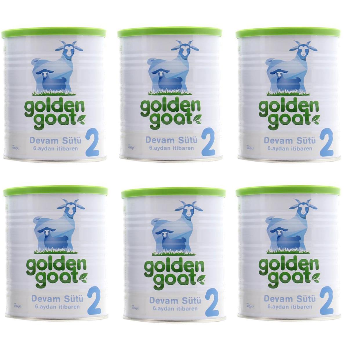 Golden Goat 2 Keçi Sütü Bazlı Mama 6 Adet