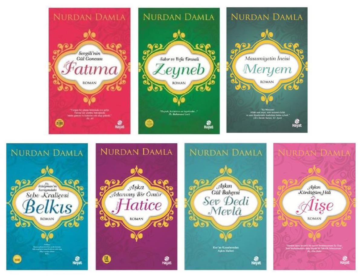 Nurdan Damla Adanmış Ömürler 7 Kitap Set