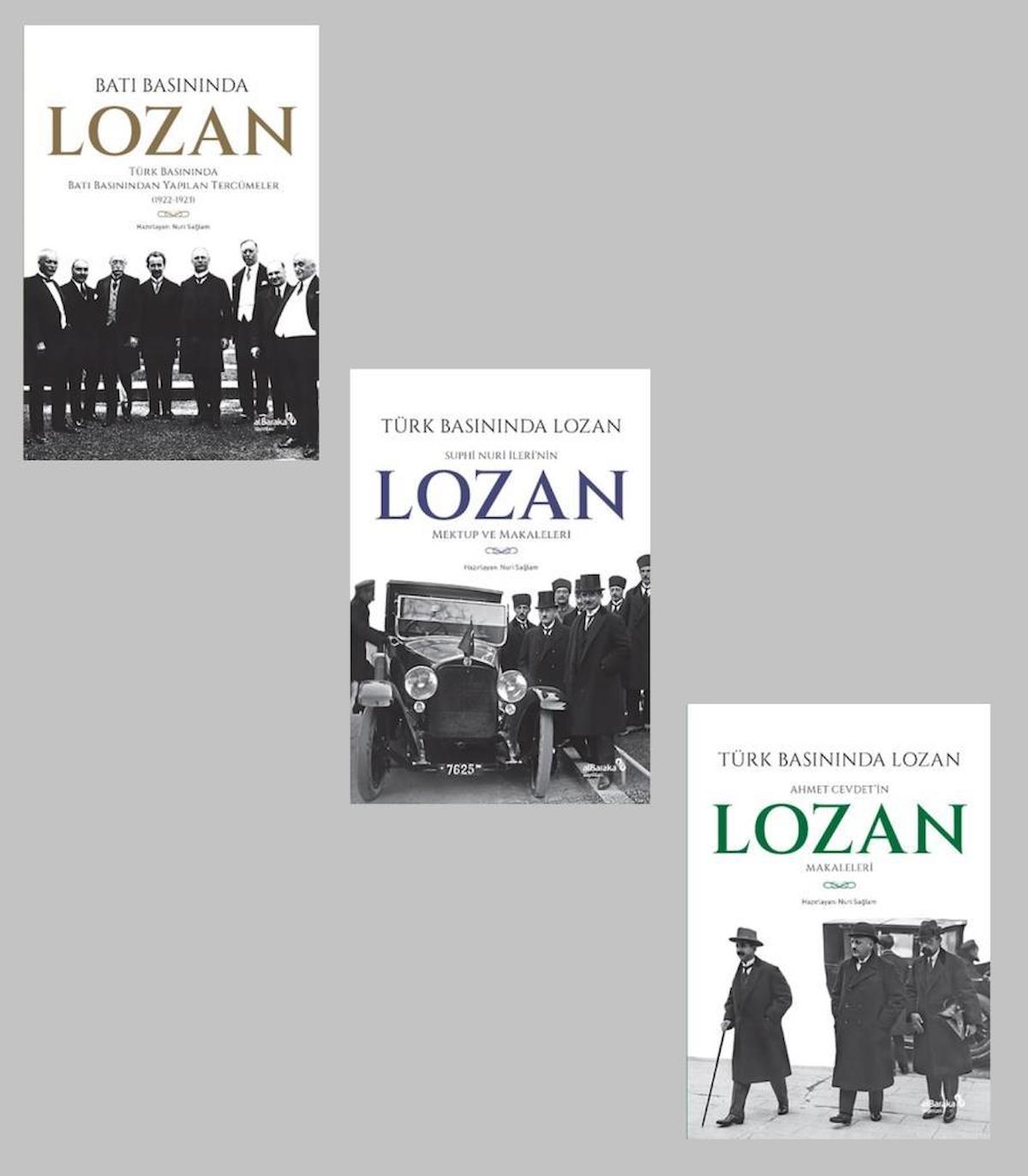 Lozan Seti Türk Basınında Lozan + Batı Basınında Lozan (3 Kitap)