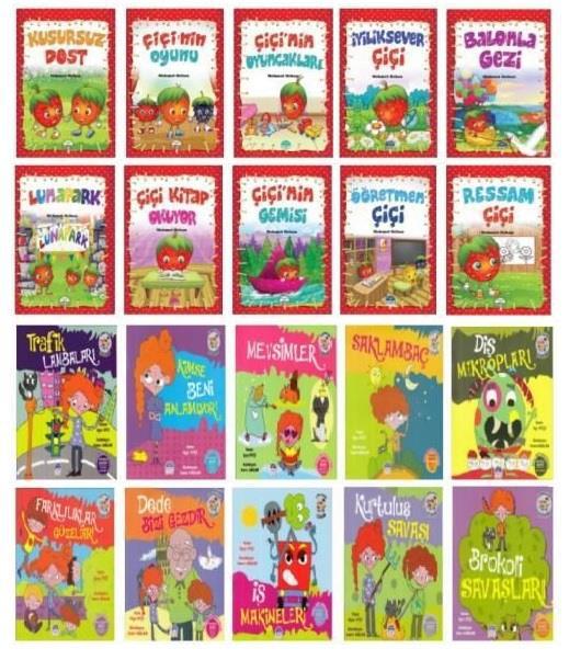 Martı 1. Sınıf Mini Masallar 20 Kitap Set