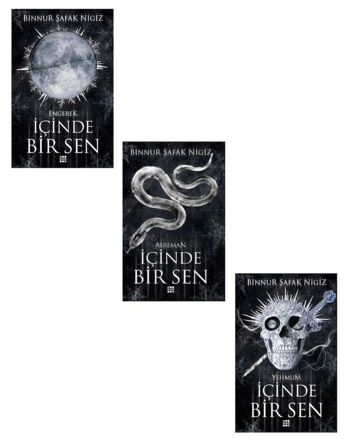 Binnur Şafak Nigiz İçinde Bir Sen Seti 3 Kitap (Engerek + Asreman + Yehmum)