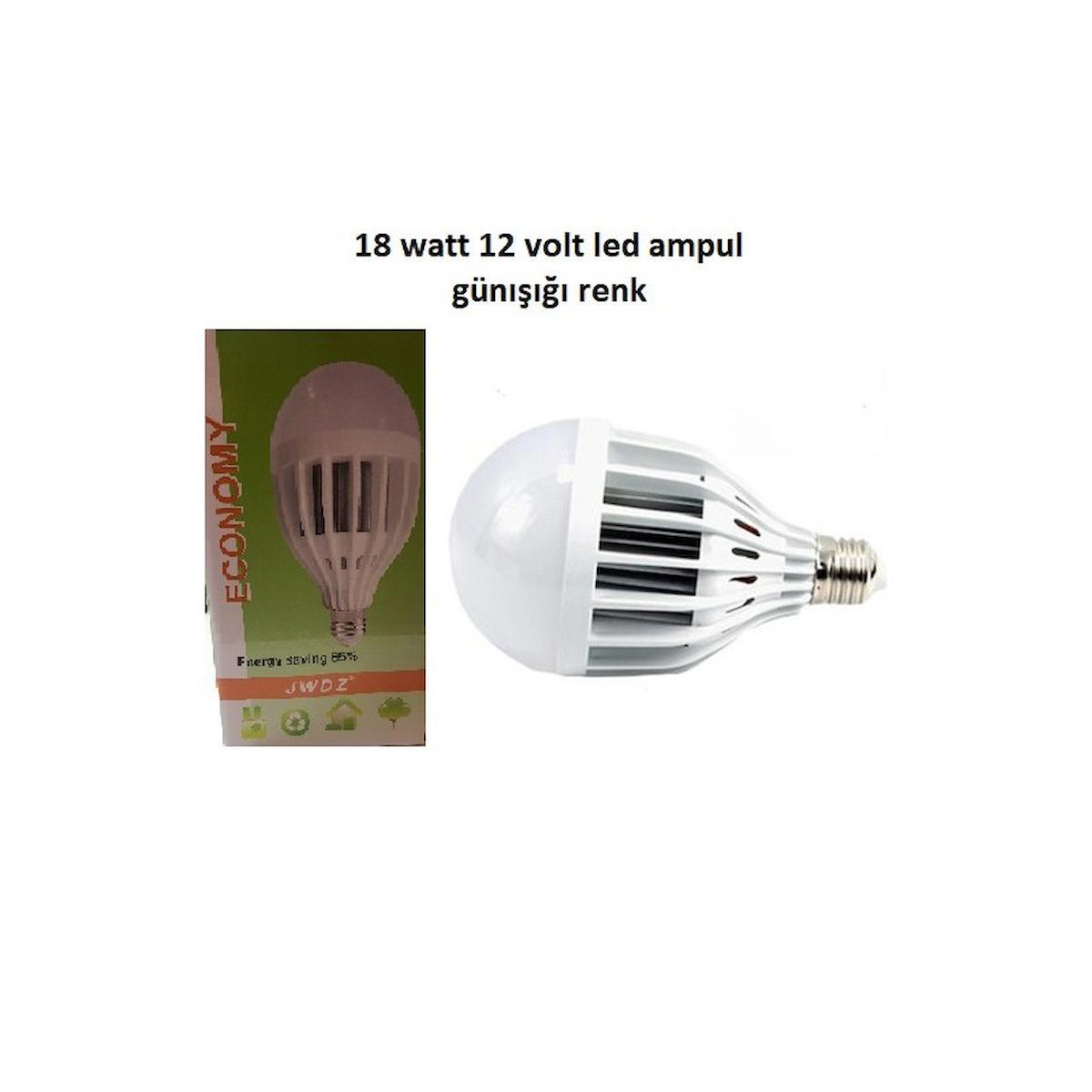 JWDZ 18 Watt 12 Volt DC Torch Led Ampul--3500 Kelvin Günışığı Renk