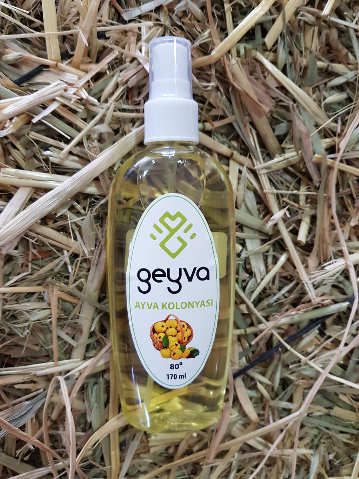 Geyva Ayva 80 Derece Sprey Pet Şişe 170 ml Kolonya