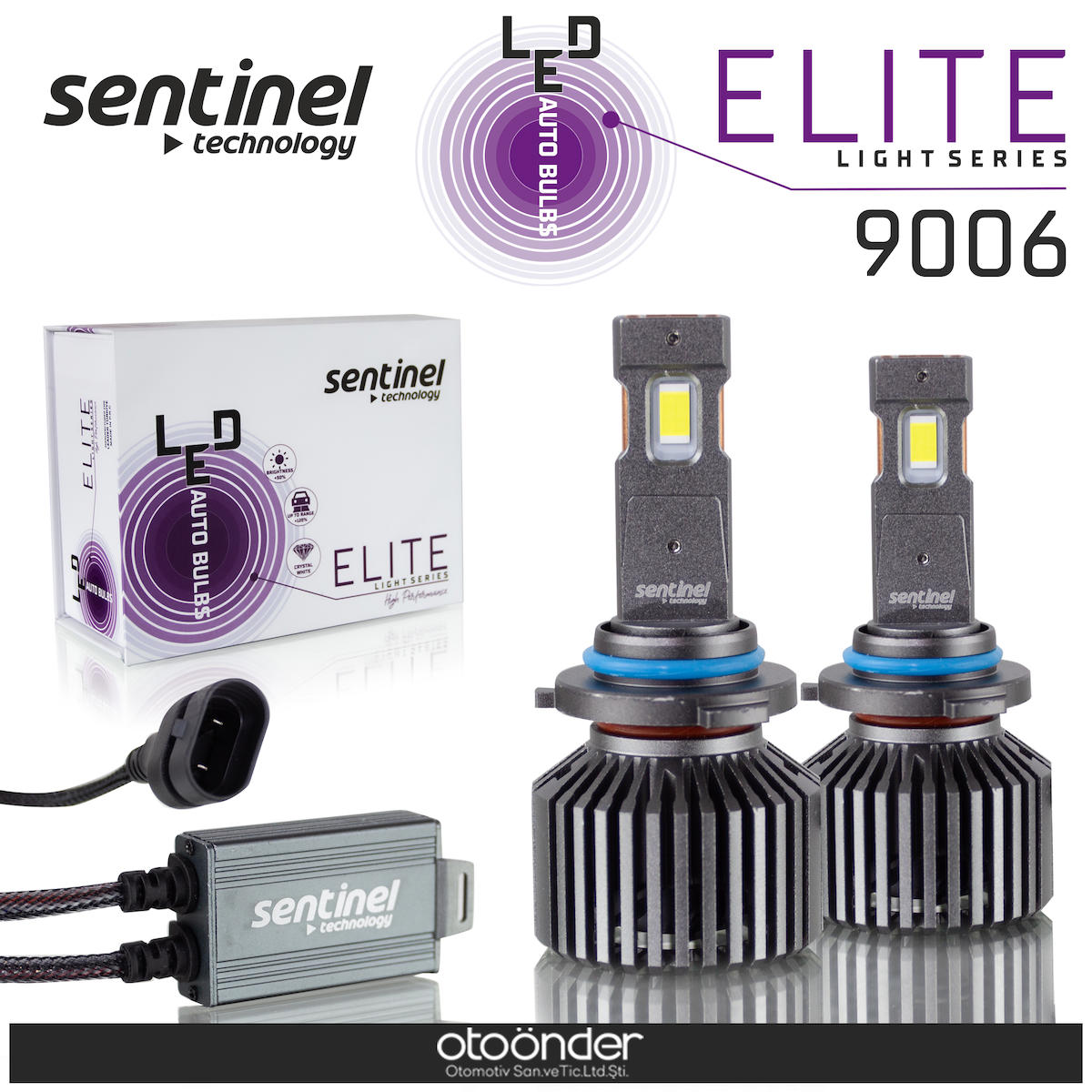 Elite Led Xenon Ampülü 65w 12v 12000 Lumen 6500 Kelvin Beyaz Işık  9006