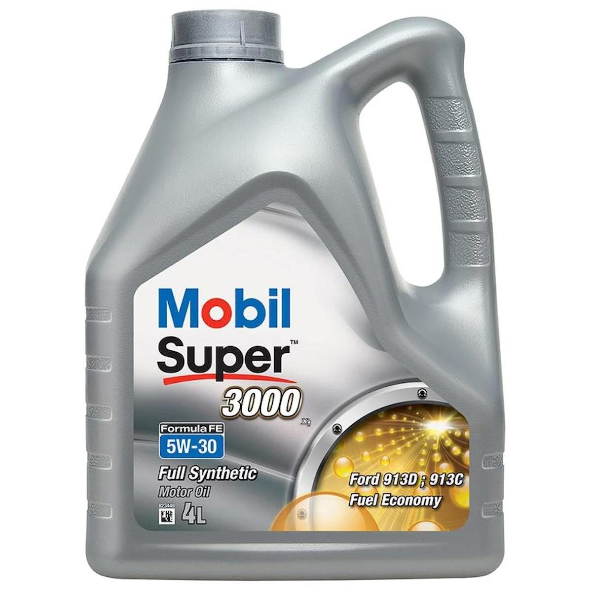 MobilSuper 3000 X1 Formula Fe 5w30 Motor Yağı 4 Litre (Üretim 2022)