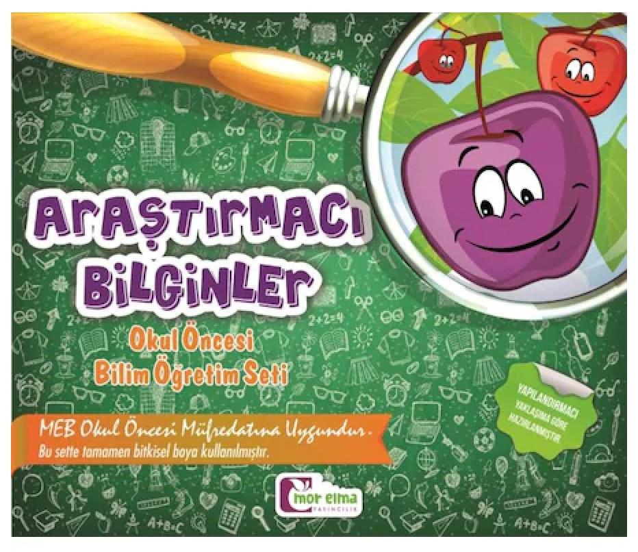 Mor Elma Okul Öncesi Araştırmacı Bilginler Eğitim Seti (5-6 Yaş)