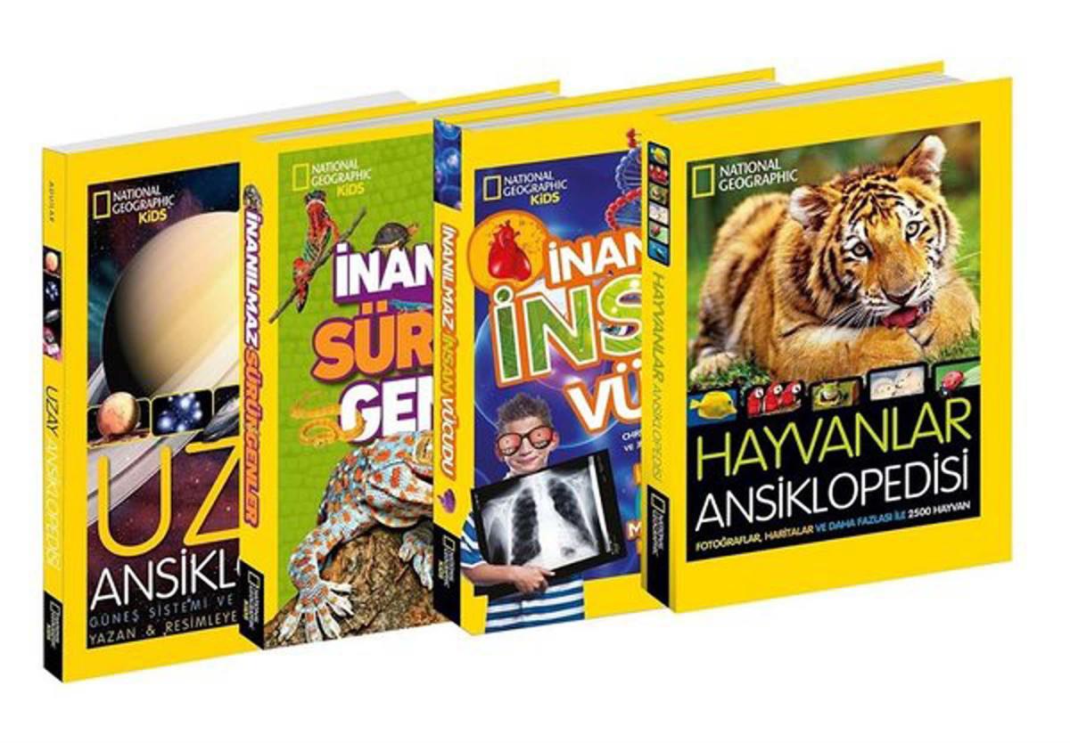 NG Kids Ansiklopedi Seti 4 Kitap