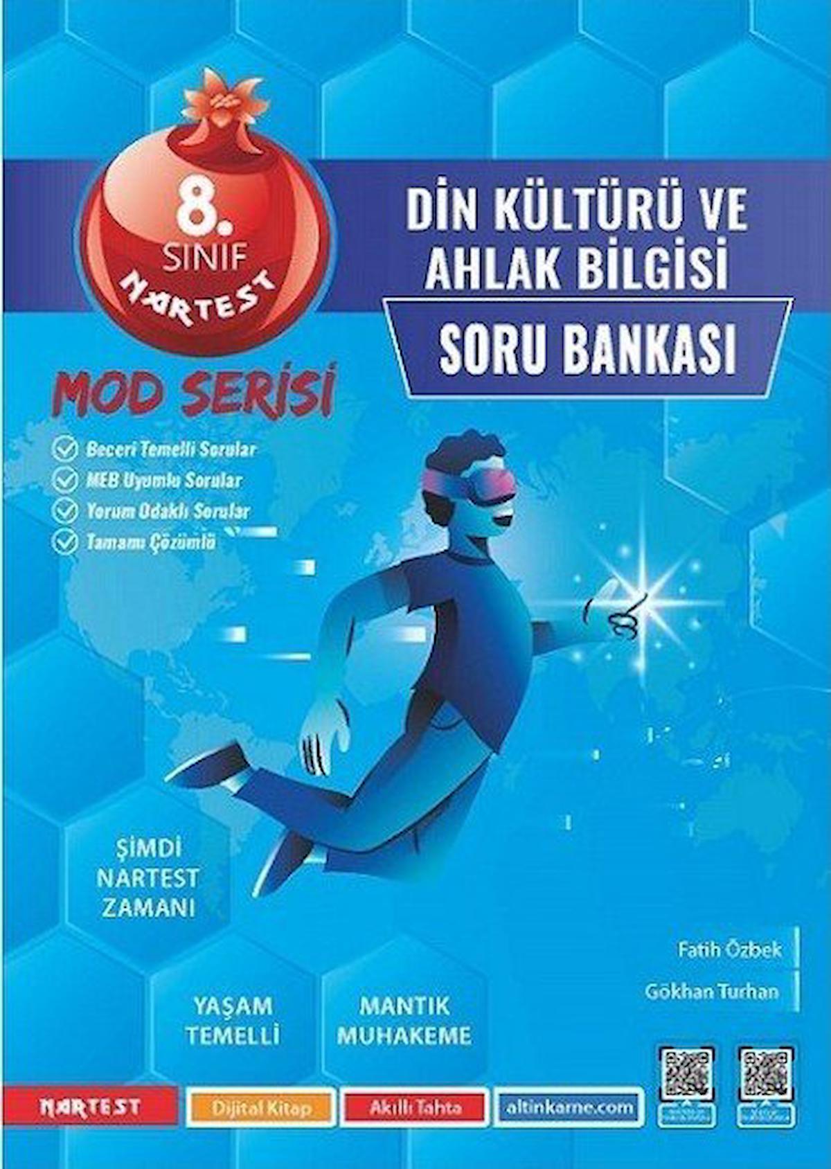 Nartest 8.Sınıf LGS Mod Din Kültürü Ve Ahlak Bilgisi Soru Bankası - Nartest MOD