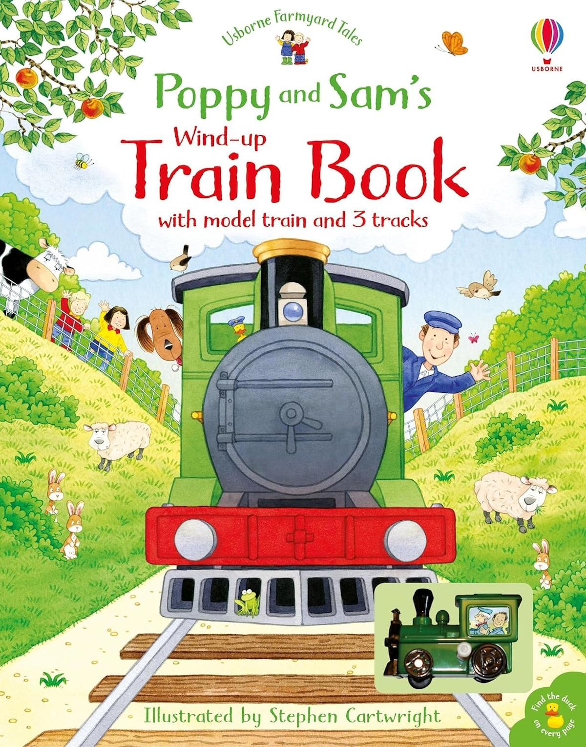 Usborne Poppy and Sam's Wind-Up Train Book (Hareketli Kitap)