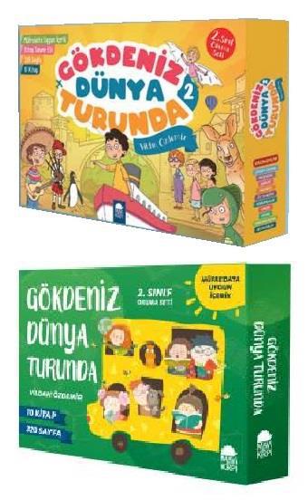 Mavi Kirpi 2. Sınıf Gökdeniz Dünya Turunda 1. ve 2. Set 20 Kitap