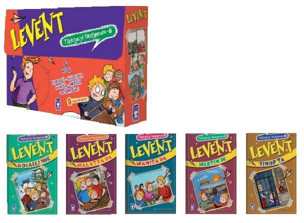 Levent Türkiye'yi Geziyorum 6 Set (5 Kitap Takım)