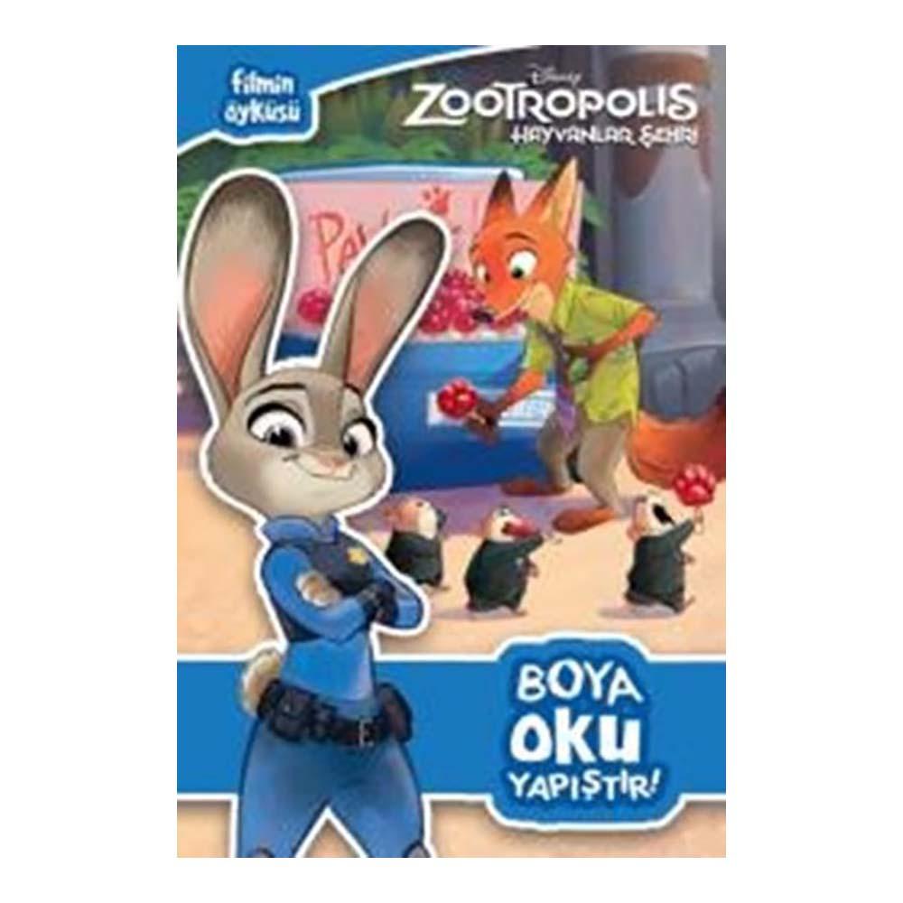 Disney Zootropolis Hayvanlar Şehri - Boya Oku Yapıştır!