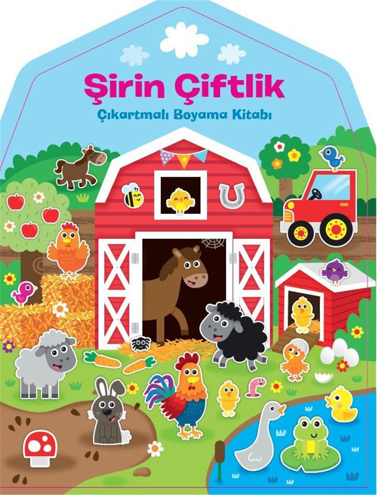 Şirin Çiftlik Çıkartmalı Boyama Kitabı