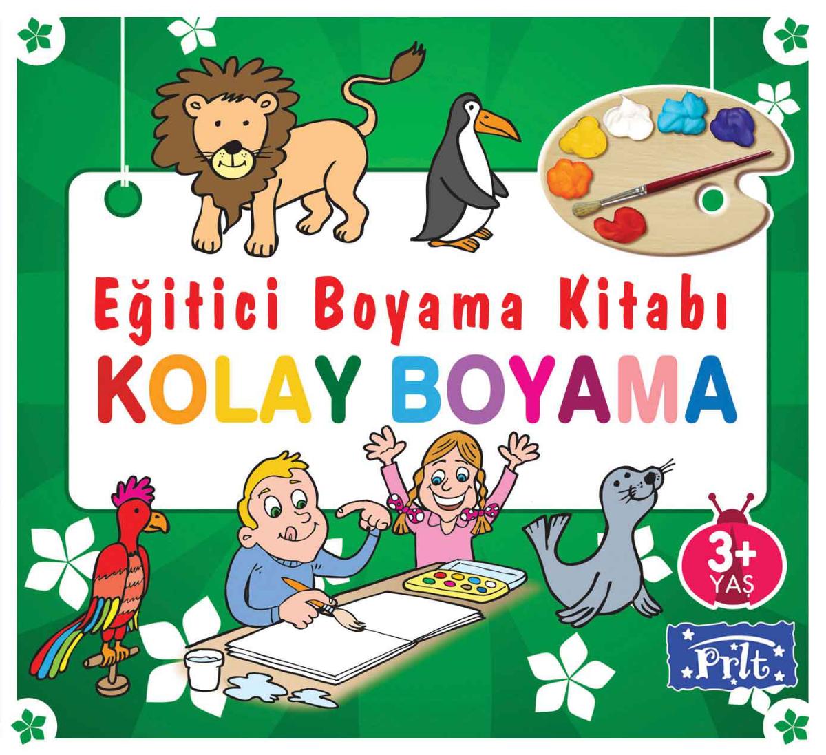 Eğitici Boyama Kitabı - Kolay Boyama